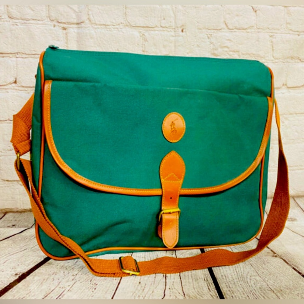 Vintage Polo Ralph Lauren Messenger Bag. Near new condition